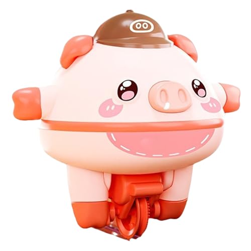 Gyroskopisches Einrad – Balance Roboter Schwein Funambule | Interaktives Lernspielzeug für Gehen und Gleichgewicht, intelligentes und lustiges Elektrorad für die Entwicklung von Fähigkeiten von Generic