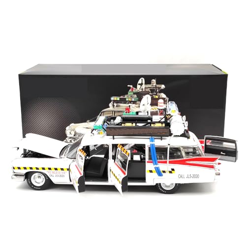 HW Maßstab 1:18 für ECTO 1A Elite X5470 Miniatur-Druckguss-Modelle, Autosammlung, Hobby-Geschenke, limitiert, Weiß HW Maßstab 1:18 für ECTO 1A Elite X5470 Miniatur-Druckguss-Modelle, Autosammlung, Hobby-Geschenke, limitiert, Weiß von Generic
