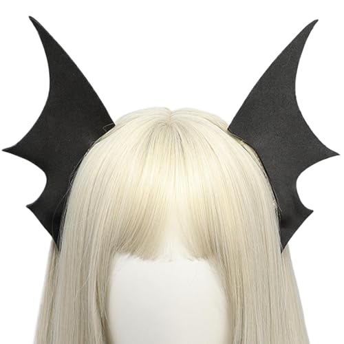 Haarnadel mit Fledermausohren im Cartoon-Design, Fledermausohren für Halloween | Haarspangen Halloween Cosplay für Frauen | Haarschmuck im Design von Generic