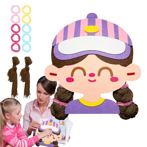 Haarstyling-Set – DIY Haarzubehör-Set, kreatives Erweiterungs-Set | Bastelset zur Dekoration von Haardesign-Themen, multifunktionale Haardesign-Clips von Generic
