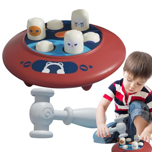 Hämmern hämmerte Spielzeug, Stampfen Spiel für Kinder, Raumschiff-Lernspielzeug mit Hammer, Feinmotorik Spielzeug für frühes Lernen, lustige Aktivitäten, Spielzeug für frühe Entwicklung von Generic