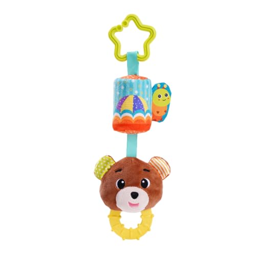 Hängenspielzeug für Autositz - Cartoon Tier Stoffeded Rassel Spielzeug | Autositzspielzeug mit Crinkle Sounds & Teether | Kinderwagenspielzeug für und Mädchen im Alter von 0: 1 für Krippen Hängenspielzeug für Autositz - Cartoon Tier Stoffeded Rassel Spielzeug | Autositzspielzeug mit Crinkle Sounds & Teether | Kinderwagenspielzeug für und Mädchen im Alter von 0: 1 für Krippen von Generic