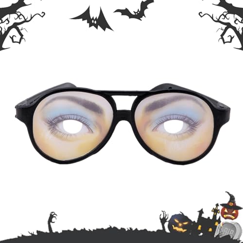 Hässliche Sonnenbrille, lustig, Scherzbrille | Streich-Verkleidung, Brillen-Spielzeug, lustige Augen, Brillen,Lustige Kostümaugen aus Glas, ausgefallene Brillen, Foto-Requisiten für Kinder und Erwachs von Generic