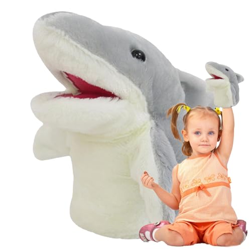 Hai Kuscheltier Handpuppe, Tierpuppen für Kinder | Hai-Finger-Puppen - Tierhai Kinderspielzeug, Tierhandschuh Spielzeug für kreative Spielzeit für Stuhl, Bett Hai Kuscheltier Handpuppe, Tierpuppen für Kinder | Hai-Finger-Puppen - Tierhai Kinderspielzeug, Tierhandschuh Spielzeug für kreative Spielzeit für Stuhl, Bett von Generic