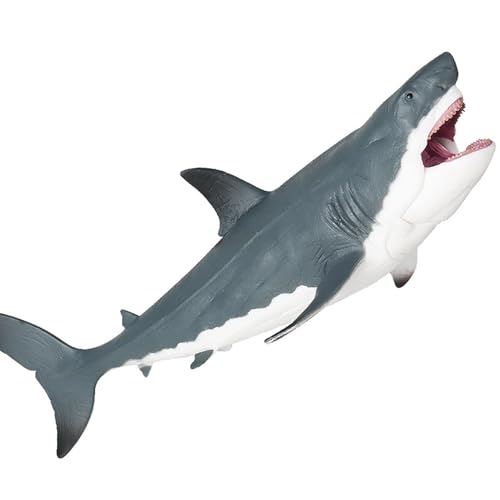 Haifischmodell - Haispielzeug, Marine Animal Statue | Handbemalte Ozeanleben Figur Für Kinder Phantasie, Sammlerausstellungsdekor Für Home Office Aquarium Thema, Bildungsparty Liefert Requisite Haifischmodell - Haispielzeug, Marine Animal Statue | Handbemalte Ozeanleben Figur Für Kinder Phantasie, Sammlerausstellungsdekor Für Home Office Aquarium Thema, Bildungsparty Liefert Requisite von Generic