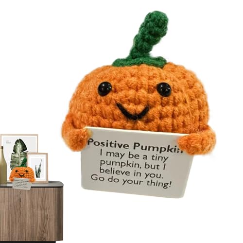 Haken mit positiver Energie – Häkelspielzeug zur emotionalen Unterstützung pflanzlich, zum Stricken aus Wolle | positive Emotional-Plüschtiere aus Pflanzenhäkeln, mit Karte Haken mit positiver Energie – Häkelspielzeug zur emotionalen Unterstützung pflanzlich, zum Stricken aus Wolle | positive Emotional-Plüschtiere aus Pflanzenhäkeln, mit Karte von Generic