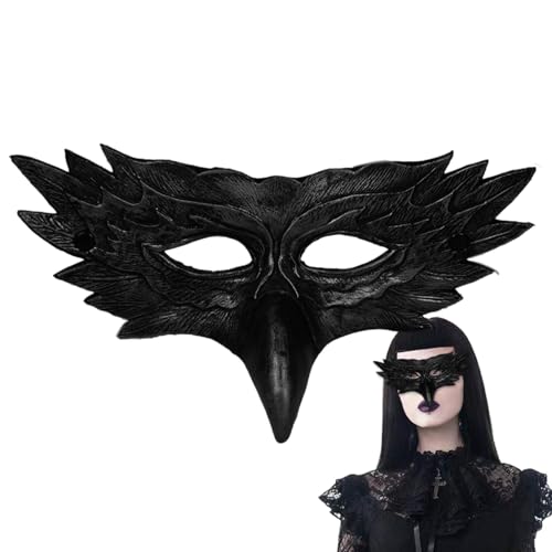 Halbgesicht Black Eagle Masque - kreative Halloween Halbgesicht Eagle Masque - Halloween Kostüm Masque für Kostümpartys Halbgesicht Black Eagle Masque - kreative Halloween Halbgesicht Eagle Masque - Halloween Kostüm Masque für Kostümpartys von Generic