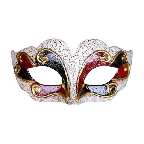 Halbgesichtsdesign für Kinder, ideal für Western-Festivalpartys und Karnevalspartys, Kunststoffmaterial Zsh482 (Red, 15X8CM) von Generic