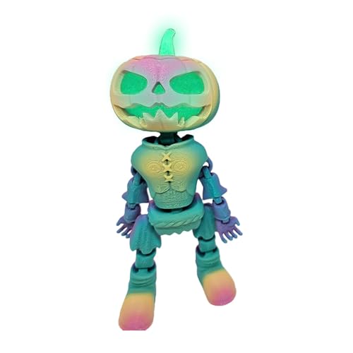 Halloween Bedruckter , Halloween Figur, LED -Figur-Modell, helle Bedruckte Halloween-Kürbispuppe mit beweglicher Kunst für Küche, Wohnzimmer Halloween Bedruckter , Halloween Figur, LED -Figur-Modell, helle Bedruckte Halloween-Kürbispuppe mit beweglicher Kunst für Küche, Wohnzimmer von Generic