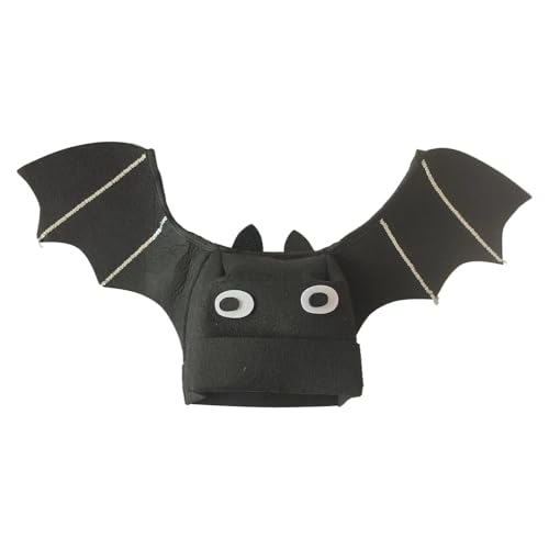 Halloween Black Bat Hut - Flügel Schwarze -Kleidungshut | Unterhaltsamer Und Gruseliger Kostümzubehör Für Halloween -Party, Cosplay -Event Und Themenversammlung, Perfekt Für Eine Spielerisc von Generic