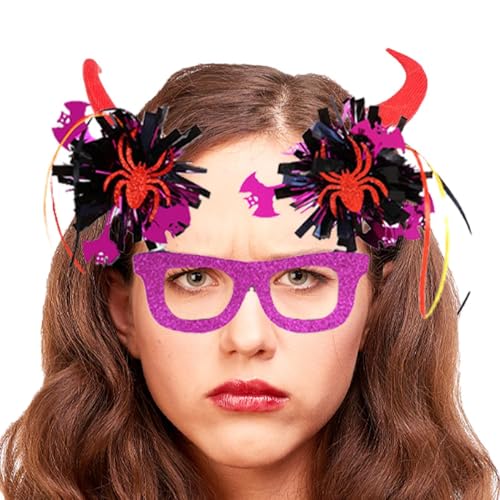 Halloween Brille, Halloween Sehbrille,Lustige und innovative Brille | Brille für Halloween Fotokabinen, Maskerade Tanzbrille für Kinder u von Generic