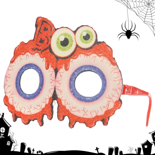 Halloween-Brille für Halloween-Partys, lustige Halloween-Cosplay-Brille, Kostüm-Zubehör, Partyzubehör, Partybrille für Erwachsene Halloween-Brille für Halloween-Partys, lustige Halloween-Cosplay-Brille, Kostüm-Zubehör, Partyzubehör, Partybrille für Erwachsene von Generic