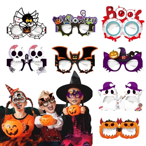 Halloween-Brille für Partys, Dekorationen für Halloween-Brillen, niedliche Halloween-Gastgeschenke für Halloween, leichte Gastgeschenke für Fotos, Brille für Kostümpartys von Generic