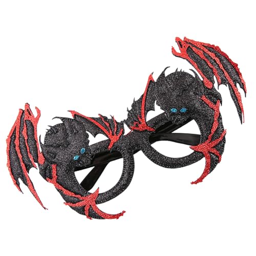 Halloween-Brillenrahmen, Halloween-Brille für Erwachsene,Halloween Design Cosplay Brille - Neuheit Halloween-Brille Mode für Rollenspiele von Generic