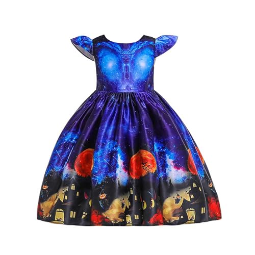 Halloween Costume Baby Girlkinder MäDchen äRmelloses Prints Pageant Kleid Party KostüM Kleider Jugendliche RöCke von Generic