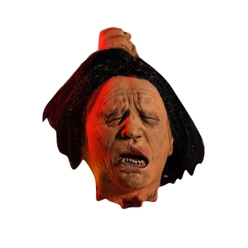 Halloween Dekoration Scary Prop Realistische Kopf Neuheit Streich Spielzeug Für Party Thema Cosplay Vzm500 (Black, 30cm) von Generic