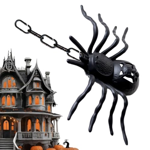 Halloween-Dekoration Spinne | Spinnendekorationen für den Außenbereich für Halloween – gruseliges Kostüm, für Innen Fenster Tisch Balkon Außen Party Geburtstag von Generic