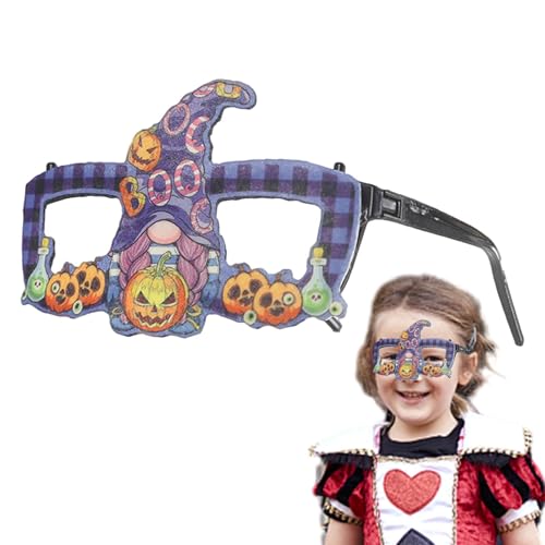 Halloween Foto Brille, Halloween Brille Kinder - Fotozubehör für Brillen, Halloween Cosplay Gastgeschenke für Kinderbrillen Zugang von Generic
