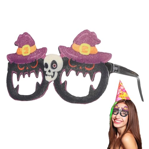 Halloween Fotogrille, Halloween Brille für Kinder | Lustiges Design Fotozubehör | Partyzubehör für Kostüme, Gläser für Gastgeschenke für von Generic