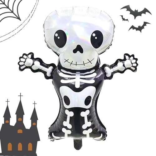 Halloween Geister Luftballons, Halloween Dekoration, Kürbisfledermaus Folienballons, Halloween Themenparty-Ballons für Halloween-Party, Mottoparty von Generic