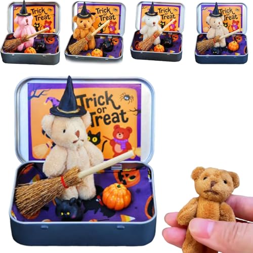 Halloween-Geschenkbox-Bär mit Zauberhut. Miniaturbären mit Hüten Werden in Geschenkboxen geliefert und sind eine tolle Überraschung für Freunde und Familie. Halloween-Geschenkbox-Bär mit Zauberhut. Miniaturbären mit Hüten Werden in Geschenkboxen geliefert und sind eine tolle Überraschung für Freunde und Familie. von Generic