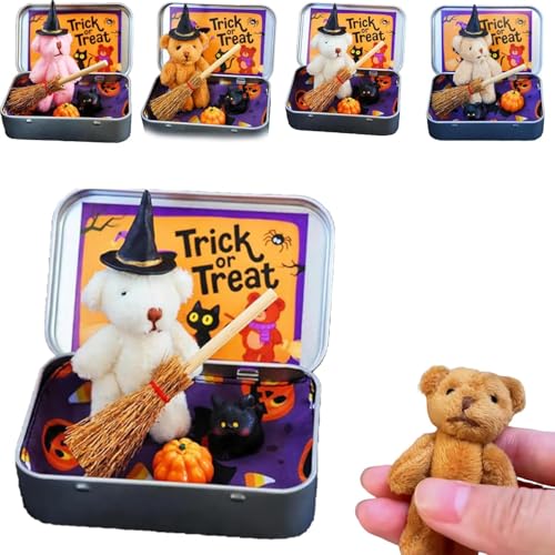 Halloween-Geschenkbox-Bär mit Zauberhut. Miniaturbären mit Hüten Werden in Geschenkboxen geliefert und sind eine tolle Überraschung für Freunde und Familie. Halloween-Geschenkbox-Bär mit Zauberhut. Miniaturbären mit Hüten Werden in Geschenkboxen geliefert und sind eine tolle Überraschung für Freunde und Familie. von Generic