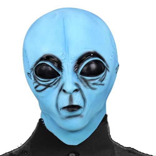 Halloween-Gesichtsabdeckung, Alien-Gesichtsabdeckung, realistische Halloween-Gesichtsbedeckung | Vielseitiges Kopfzubehör für Festival, Scherzzubehör für Cosplay, spe Halloween-Gesichtsabdeckung, Alien-Gesichtsabdeckung, realistische Halloween-Gesichtsbedeckung | Vielseitiges Kopfzubehör für Festival, Scherzzubehör für Cosplay, spe von Generic