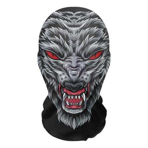 Halloween Ghost Masque Horror Evil Ghost Mesh Masque for Halloween Costume Breathable Realistic Ghost Mask Costume For Halloween Cosplay and Maskerade von Generic