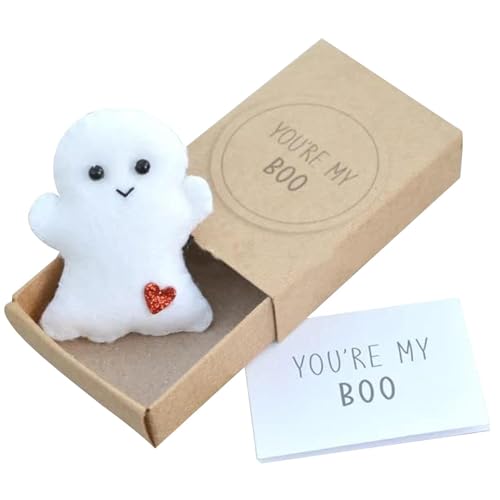 Halloween Ghost Matchboxes - Mini Plüsch, Taschenspielzeug, Geschenkkarten | Niedliche weiche Ghost -Puppe bevorzugt Keepsake Box Set, dekorative Sammlerüberraschungsspielzeug für Geburtstagssouvenirs Halloween Ghost Matchboxes - Mini Plüsch, Taschenspielzeug, Geschenkkarten | Niedliche weiche Ghost -Puppe bevorzugt Keepsake Box Set, dekorative Sammlerüberraschungsspielzeug für Geburtstagssouvenirs von Generic