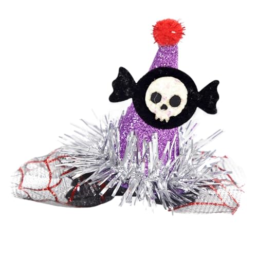 Halloween-Haarklammern, Halloween-Haarspangen, niedliche Gaze-Haarspangen mit glitzernden Tieren, Horror-Schnabel-Clip, Halloween-Haarschmuck, Horror-Entenschnabel-Clip von Generic