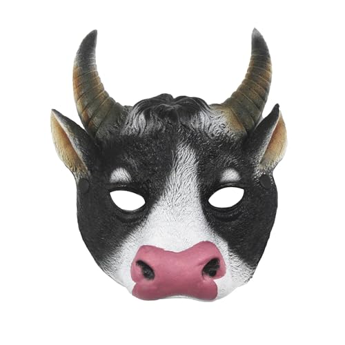 Halloween Halloween Gesichtsmasken Kopfbedeckung Gesichtsmaske | Halween Abdeckung mit dekorativen Kugeln Ideal für Bälle, Partys und besondere Anlässe von Generic