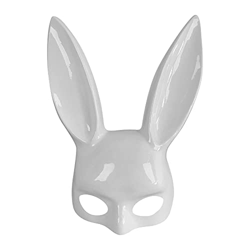Halloween Hasen Maske Damen Halbmaske Plastik Hasenmaske Tier Masken Frauen Erwachsene Bunny Mask Woman Hase Masks Weiß Kinder Erwachsene Halloween-Masken Hallowenn Kostüm Halloween Hasen Maske Damen Halbmaske Plastik Hasenmaske Tier Masken Frauen Erwachsene Bunny Mask Woman Hase Masks Weiß Kinder Erwachsene Halloween-Masken Hallowenn Kostüm von Generic