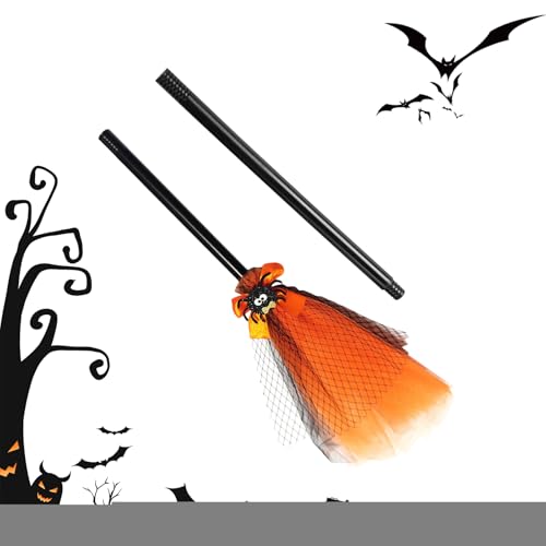 Halloween Hexenbesen Spielzeug | Hexenkostüm Spielzeug Besen für Mädchen,Partyzubehör Rollenspiel Für Mädchen Kinder Geburtstag Kostümparty Schulfest Gruselhaus Veranstaltungen Halloween Hexenbesen Spielzeug | Hexenkostüm Spielzeug Besen für Mädchen,Partyzubehör Rollenspiel Für Mädchen Kinder Geburtstag Kostümparty Schulfest Gruselhaus Veranstaltungen von Generic