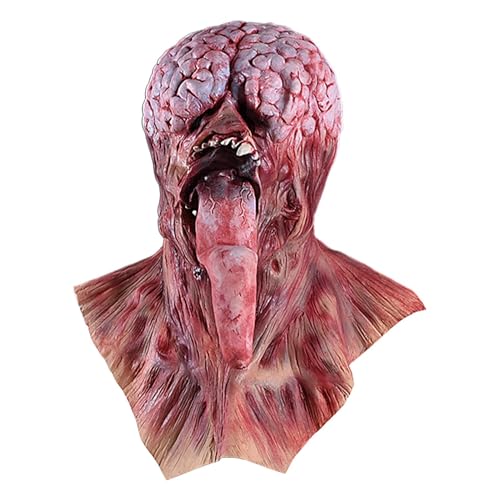 Halloween-Horror-Gesichtsbedeckung – Zombie-Gesichtsbedeckung, blutige Zombie-Gesichtsabdeckung, Halloween-Zombie-Gesichtsabdeckung, realistische Gesichtsbedeckung, gruselige von Generic