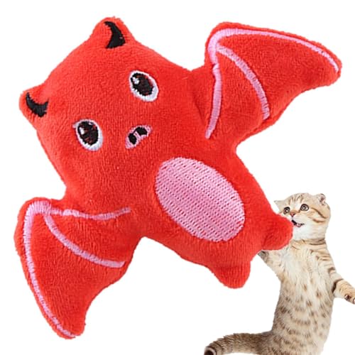 Halloween-Katzenspielzeug – Katzenspielzeug aus Plüsch, interaktives Kauspielzeug mit Katzenfüllung, für Halloween | Verbesserung des Gespensts der Spinnengespenst der Kürbislaterne, lustig von Generic