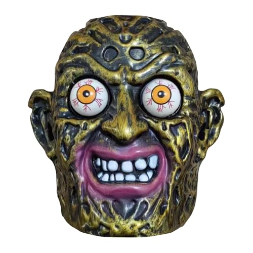 Halloween-Kopfbedeckung, Halloween-Gesichtsabdeckung, Zombie-Skelett-Gesichtsbedeckung, gruseliges explosives Auge, Kostüm-Zubehör, Halloween-Zubehör für Partys von Generic