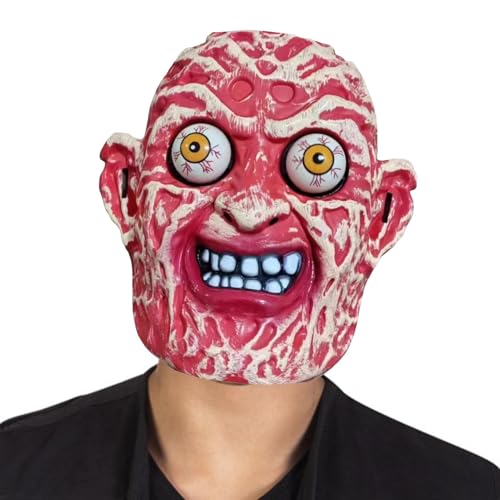 Halloween-Kopfbedeckung, gruseliges explosives Auge, Zombie-Skelett, Gesichtsbedeckung, Augapfel-Maskerade, Halloween-Performance-Requisiten für Karneval, Damen, Herren Halloween-Kopfbedeckung, gruseliges explosives Auge, Zombie-Skelett, Gesichtsbedeckung, Augapfel-Maskerade, Halloween-Performance-Requisiten für Karneval, Damen, Herren von Generic