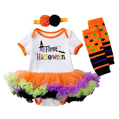 Halloween Kostüm Baby Mädchen Mein erstes Schädel Outfits Kürbis Strampler Tutu Rock Beinwärmer Schuhe Stirnband 4 Stück Set #808A Halloween Kostüm Baby Mädchen Mein erstes Schädel Outfits Kürbis Strampler Tutu Rock Beinwärmer Schuhe Stirnband 4 Stück Set #808A von Generic