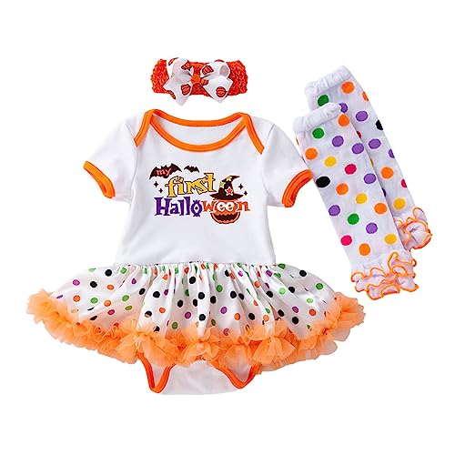 Halloween Kostüm Baby Mädchen Mein erstes Schädel Outfits Kürbis Strampler Tutu Rock Beinwärmer Schuhe Stirnband 4 Stück Set #808A Halloween Kostüm Baby Mädchen Mein erstes Schädel Outfits Kürbis Strampler Tutu Rock Beinwärmer Schuhe Stirnband 4 Stück Set #808A von Generic