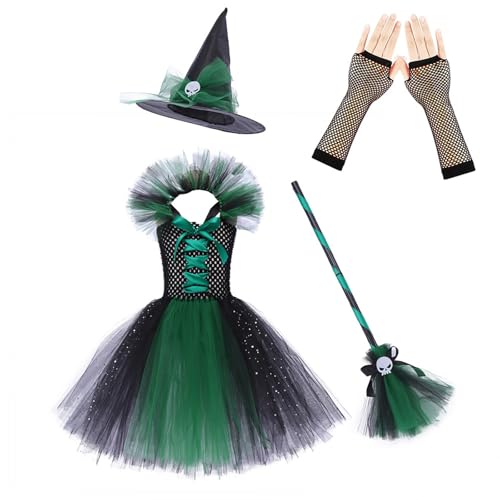 Halloween Kostuem BabymäDchenkleider, Halloween-HexenkostüM FüR Kinder, Kleinkind-Hexenkleid, Partykleid Halloween, Karneval Und Cosplay, Langer Rock Verkleiden, Perfekt Prinzessin Basteln Halloween Kostuem BabymäDchenkleider, Halloween-HexenkostüM FüR Kinder, Kleinkind-Hexenkleid, Partykleid Halloween, Karneval Und Cosplay, Langer Rock Verkleiden, Perfekt Prinzessin Basteln von Generic