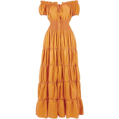 Halloween Kostüm Damen Halloween-Kostüm 80Er Jahre Outfit Mittelalter Kleidung Damen Kürbis Kostüm Geist Weißes Kleid Kostüm Pirat Damen Halloween Sticker Gesicht Aladin Teufelskostüm (2-Ginger,XXL) Halloween Kostüm Damen Halloween-Kostüm 80Er Jahre Outfit Mittelalter Kleidung Damen Kürbis Kostüm Geist Weißes Kleid Kostüm Pirat Damen Halloween Sticker Gesicht Aladin Teufelskostüm (2-Ginger,XXL) von Generic