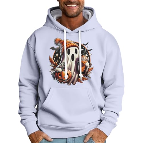 Halloween Kostüm Herren 80Er Jahre Outfit Kostüme Für Erwachsene Halloween Kostüm Jungs Aufblasbar Herren Langarmshirt Cupid Costume Halloween Paar Kostüme Erwachsene Shadow Wizard (1-Weiß,3XL) von Generic