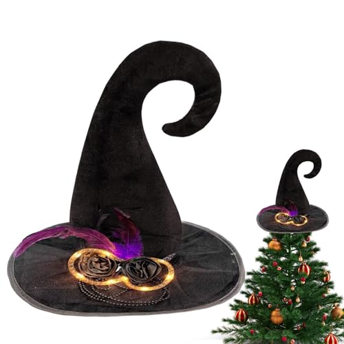 Halloween Kostüm Hexenhüte Hexenhut Hexenhut Hüte für Halloween Kostüme Halloween Kostüm Schwarzer Hexenhut für Frauen Zauberer Hüte mit Feder Dekoration mit Halloween Kostüm Hexenhüte Hexenhut Hexenhut Hüte für Halloween Kostüme Halloween Kostüm Schwarzer Hexenhut für Frauen Zauberer Hüte mit Feder Dekoration mit von Generic