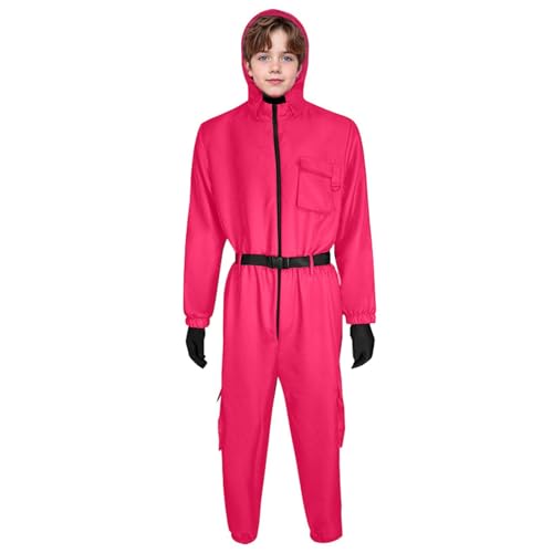 Halloween Kostüm Kinder, Kostüme Faschingskostüme Herren Damen Costume Merch für Erwachsene Jogginganzug Cosplay Anzug mit Kapuze, Partys, Karneval Trainingsanzug von Generic