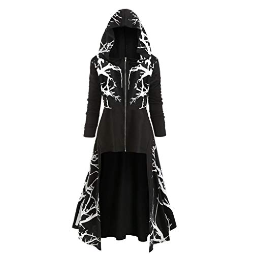 Halloween Kostüm Umhang, Renaissance Umhang damen,Großgrößen Cape Longpullover UnregelmäßIg Hoodie Kleid Gothic Gewand Mittelalter Verkleidung Umhangjacke Uniform für Erwachsene Halloweenparty L-5Xl Halloween Kostüm Umhang, Renaissance Umhang damen,Großgrößen Cape Longpullover UnregelmäßIg Hoodie Kleid Gothic Gewand Mittelalter Verkleidung Umhangjacke Uniform für Erwachsene Halloweenparty L-5Xl von Generic