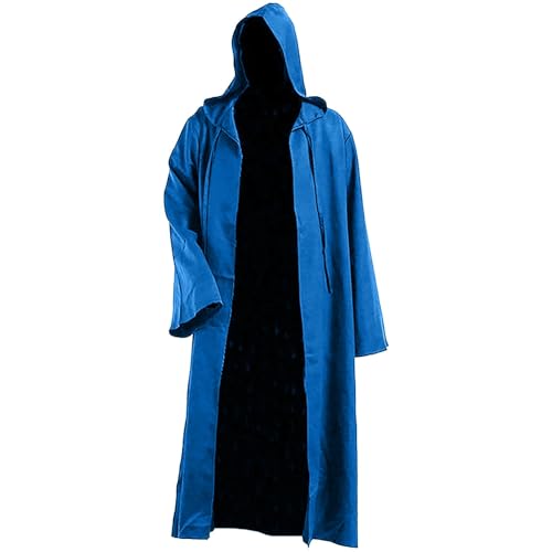 Halloween Kostüm Umhang, Unisex Kapuzenumhang erwachsene, Zaubererrobe Langarm Cape Ritter Mantel Renaissance Umhangjacke Gothic Capelet Cosplay Mittelalter Uniform Für Halloweenparty Fasching Halloween Kostüm Umhang, Unisex Kapuzenumhang erwachsene, Zaubererrobe Langarm Cape Ritter Mantel Renaissance Umhangjacke Gothic Capelet Cosplay Mittelalter Uniform Für Halloweenparty Fasching von Generic
