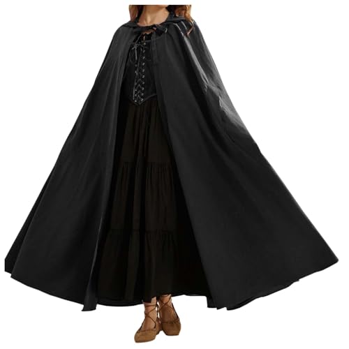 Halloween Kostüm Umhang,Halloween Umhang Mit Kapuz,Zaubererrobe Lang GroßEr Cape Trenchcoat Kapuzenumhang Gothic Umhang Mittelalter Cosplay Uniform Für Erwachsene Halloweenparty Karneval Fasching Halloween Kostüm Umhang,Halloween Umhang Mit Kapuz,Zaubererrobe Lang GroßEr Cape Trenchcoat Kapuzenumhang Gothic Umhang Mittelalter Cosplay Uniform Für Erwachsene Halloweenparty Karneval Fasching von Generic