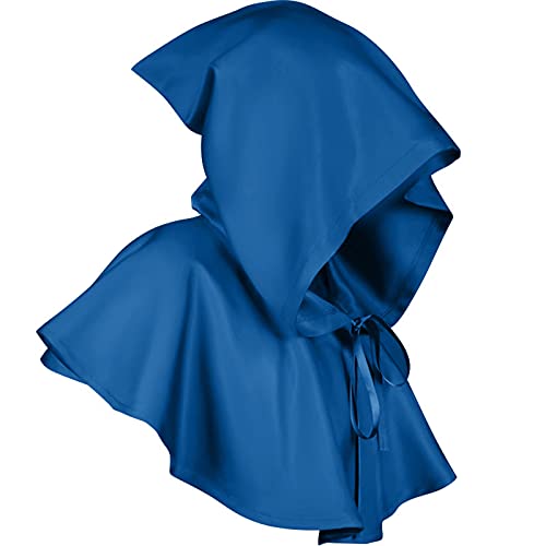 Halloween Kostüm Unisex,Halloween Umhang Erwachsene,Cape Textur Schnürung Schulterschutz Halbumhang Kapuzenumhang Gothic Pirat Umhang Verkleidung Uniform Mittelalter Outfit Für Halloween & Karneval Halloween Kostüm Unisex,Halloween Umhang Erwachsene,Cape Textur Schnürung Schulterschutz Halbumhang Kapuzenumhang Gothic Pirat Umhang Verkleidung Uniform Mittelalter Outfit Für Halloween & Karneval von Generic