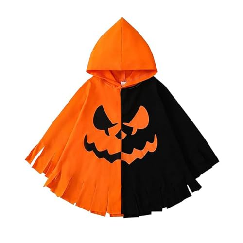 Halloween Kostüme - Halloween-Poncho mit Kapuze, Halloween-Kostüme Kinder Baby Mädchen Kürbis -Kostüme | Halloween Kostüme - Halloween-Poncho mit Kapuze, Halloween-Kostüme Kinder Baby Mädchen Kürbis -Kostüme | von Generic