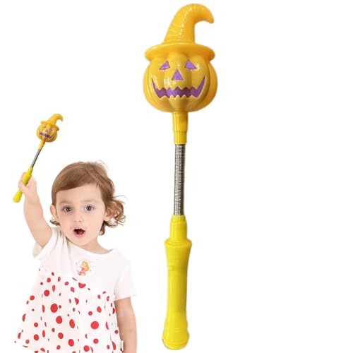 Halloween Light Up Wand - Halloween Laterne, Pumpkin Stick | Pumpkin Shake Toys, Blinkende Ghost Wand Licht Up Niedlich für Partys Halloween Light Up Wand - Halloween Laterne, Pumpkin Stick | Pumpkin Shake Toys, Blinkende Ghost Wand Licht Up Niedlich für Partys von Generic